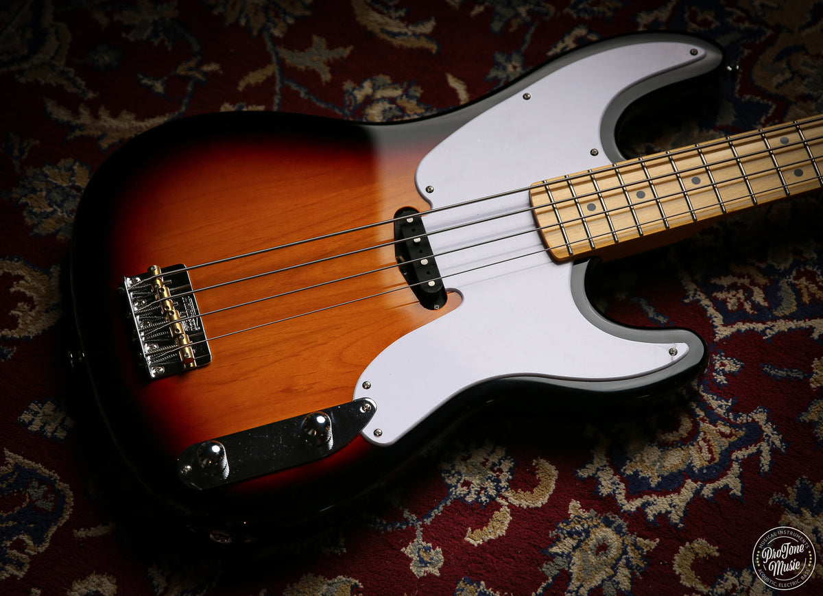 Vintage V51 ReIssued Bass Guitar Two Tone Sunburst