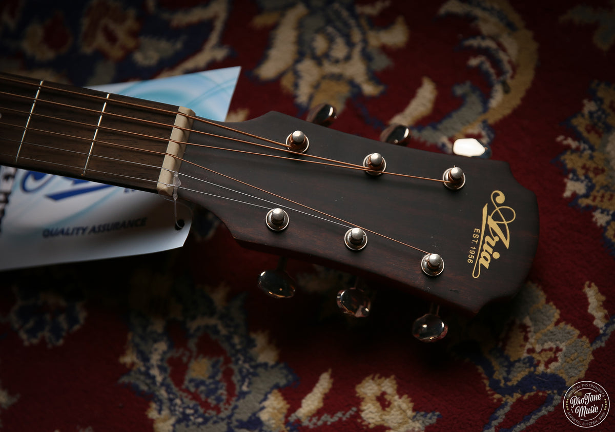 Aria 111-CE Electro Acoustic Dreadnought Guitar Matte Tobacco Burst