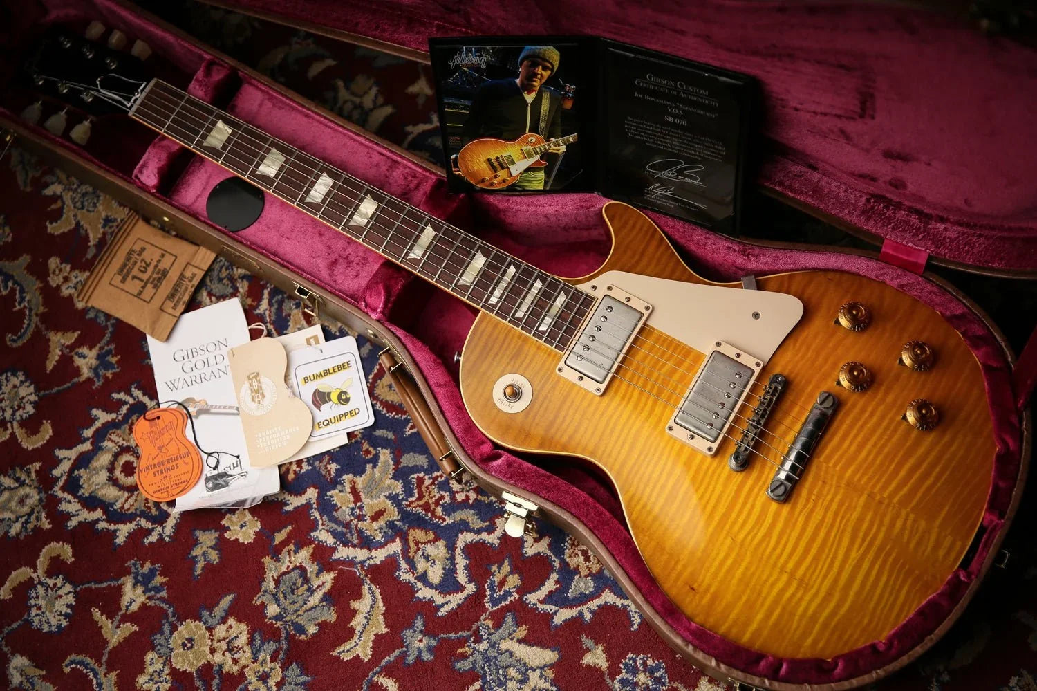 Godha Shop R9 2014 Gibson Custom Shop R9 Joe Bonamassa Skinnerburst VOS