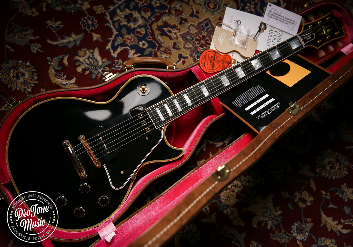 Gibson Custom Shop 54' Reissue Les Paul Custom VOS Staple Pickup Ebony