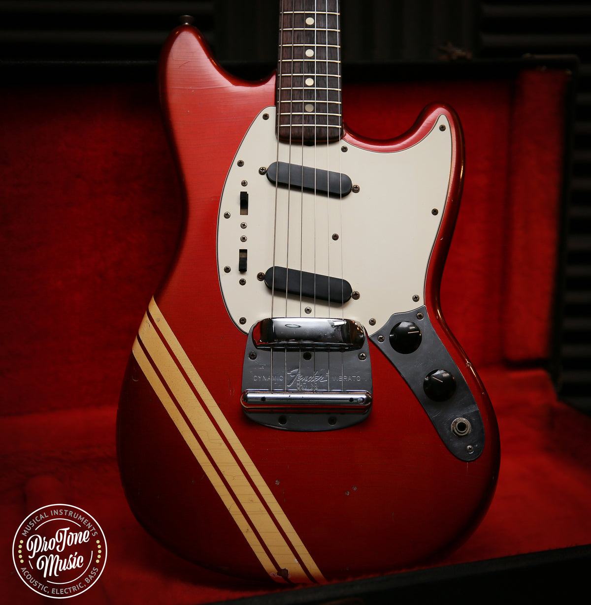 1973 Fender USA Mustang Competition Stripe
