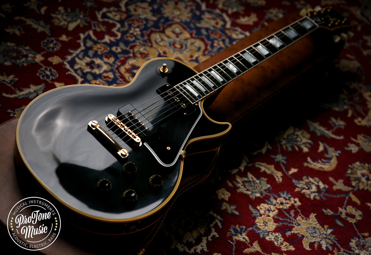 Gibson Custom Shop 54' Reissue Les Paul Custom VOS Staple Pickup Ebony