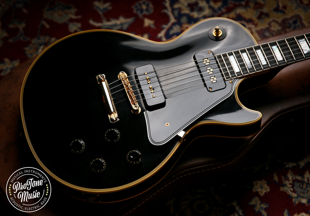 Gibson Custom Shop 54' Reissue Les Paul Custom VOS Staple Pickup Ebony