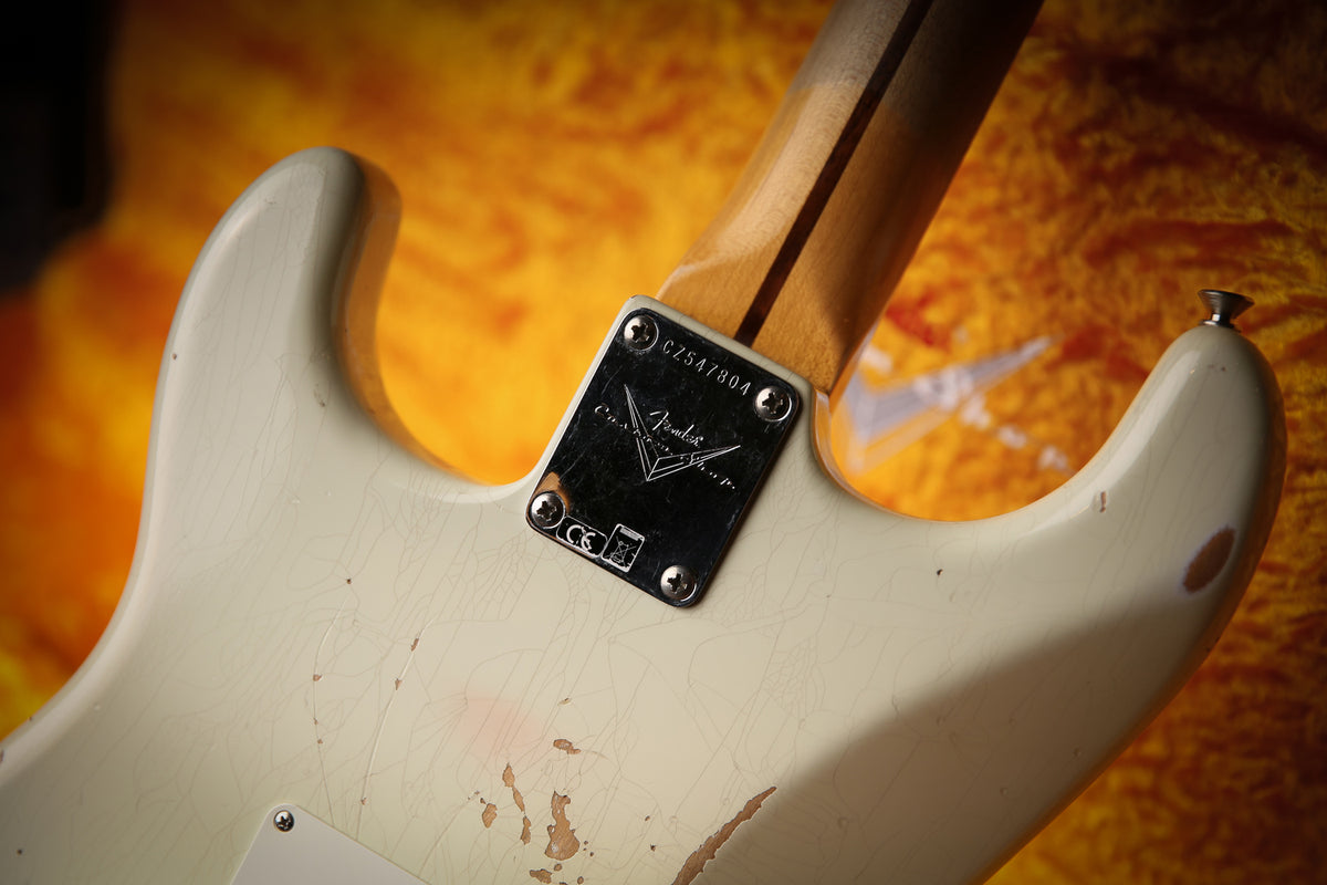 2020 Fender USA Custom Shop 56&#39; Stratocaster Relic Indian Ivory Finish