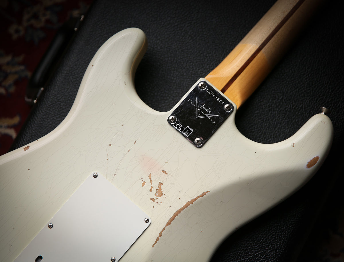 2020 Fender USA Custom Shop 56&#39; Stratocaster Relic Indian Ivory Finish