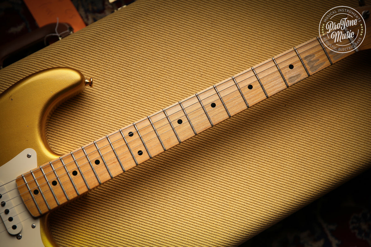 Fender Custom Shop 57&#39; Journeyman Relic Stratocaster Frost Gold &amp; Case &amp; COA
