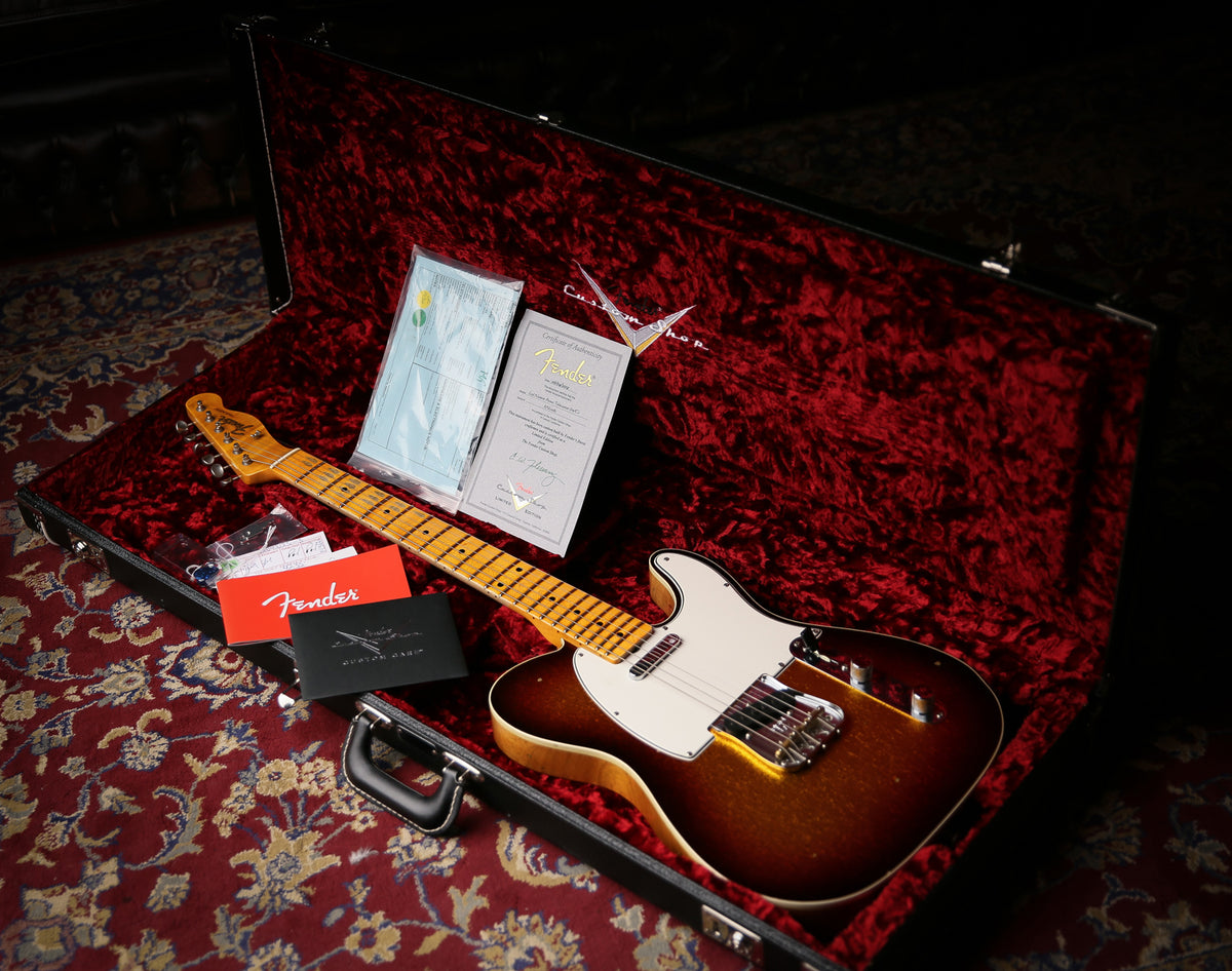 2007 Fender USA Custom Shop 56&#39; Relic Stratocaster Two Tone Sunburst - ProTone Music