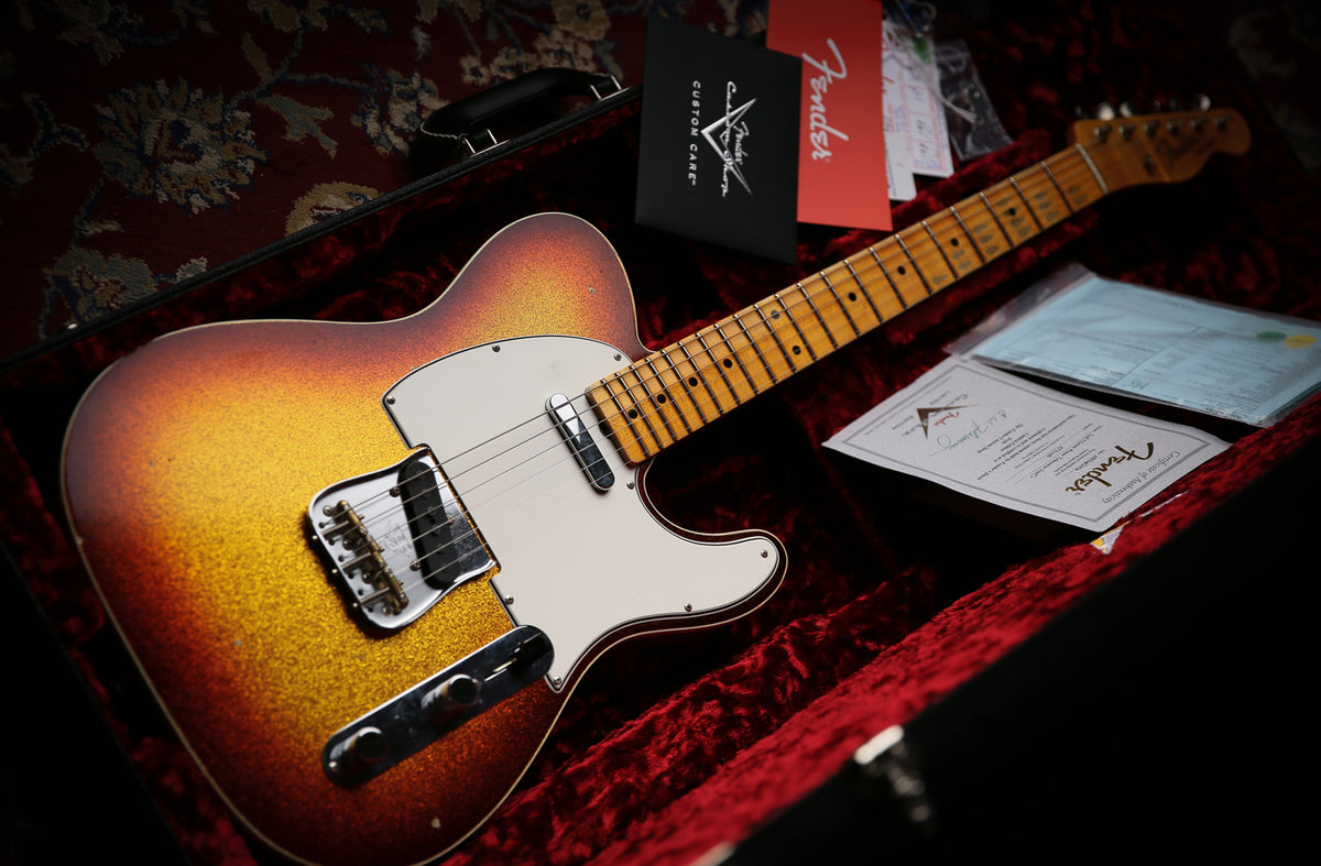2007 Fender USA Custom Shop 56&#39; Relic Stratocaster Two Tone Sunburst - ProTone Music