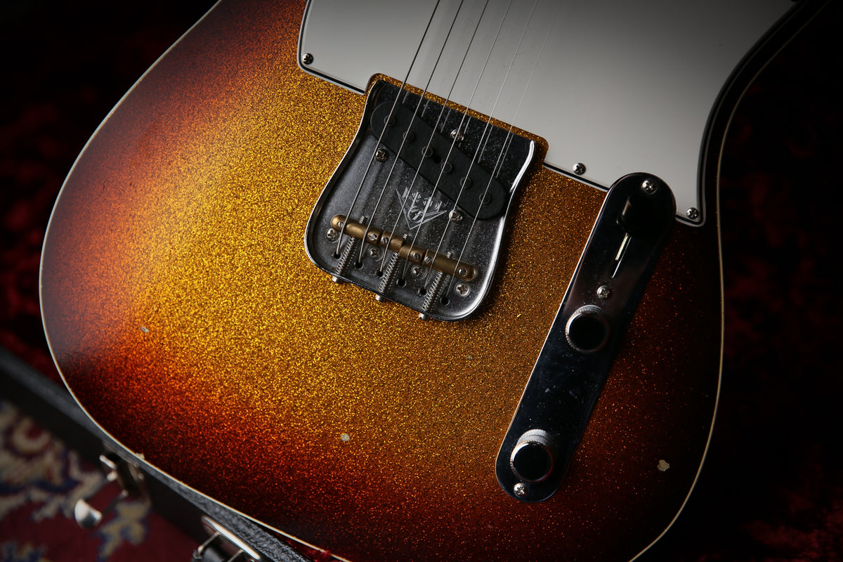 2007 Fender USA Custom Shop 56&#39; Relic Stratocaster Two Tone Sunburst - ProTone Music
