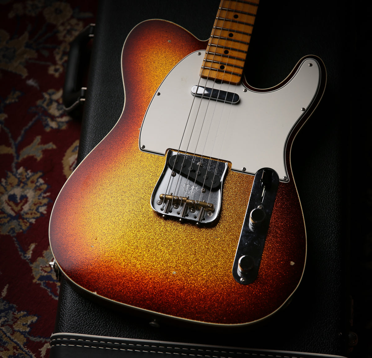 2007 Fender USA Custom Shop 56&#39; Relic Stratocaster Two Tone Sunburst - ProTone Music