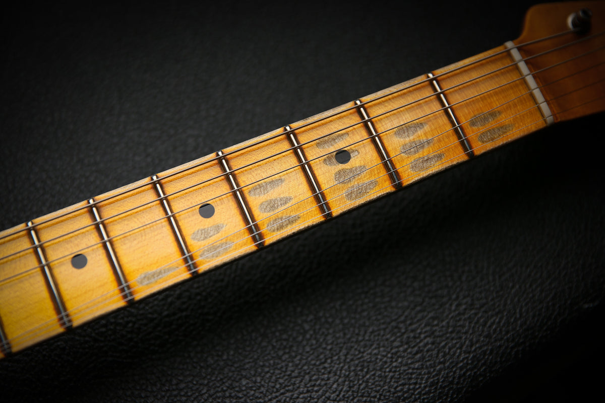 2007 Fender USA Custom Shop 56&#39; Relic Stratocaster Two Tone Sunburst - ProTone Music