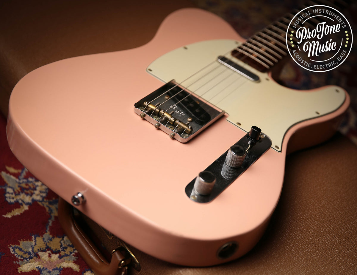 1998 Fender Custom Shop 60s Relic Shell Pink Cunetto/John Page - No. 5 of 6 Made - ProTone Music