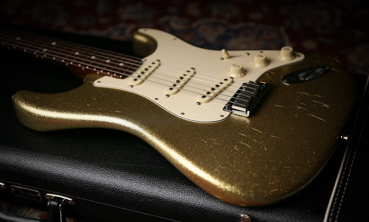 Fender Custom Shop Closet Classic Masterbuilt Greg Fessler Gold Sparkle