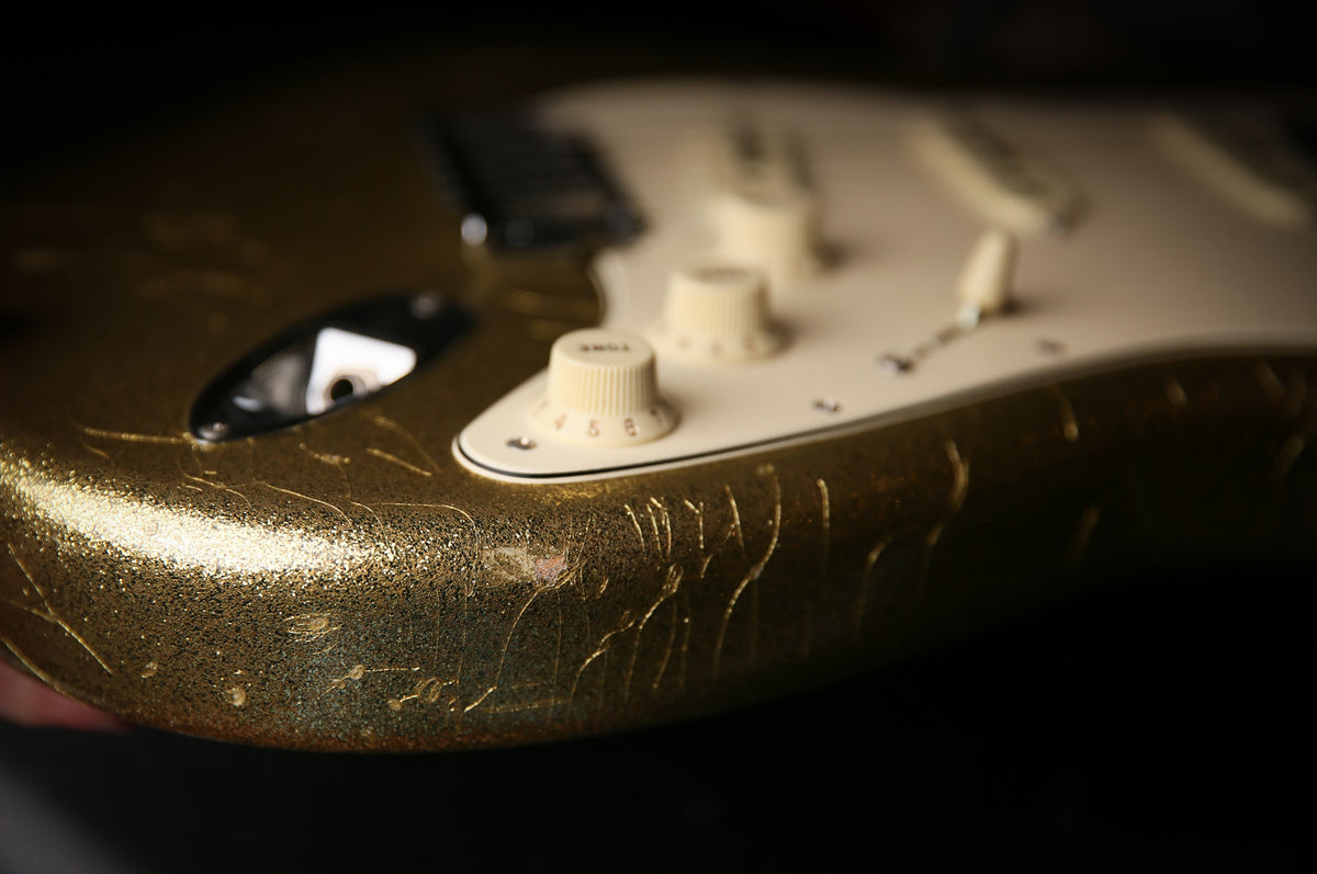 Fender Custom Shop Closet Classic Masterbuilt Greg Fessler Gold Sparkle