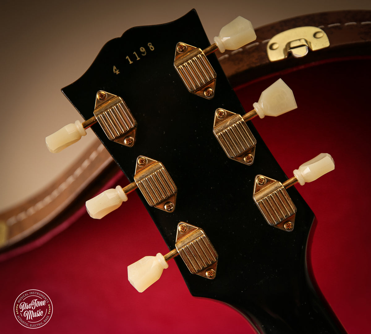 Gibson Custom Shop 54' Reissue Les Paul Custom VOS Staple Pickup Ebony - ProTone Music Limited