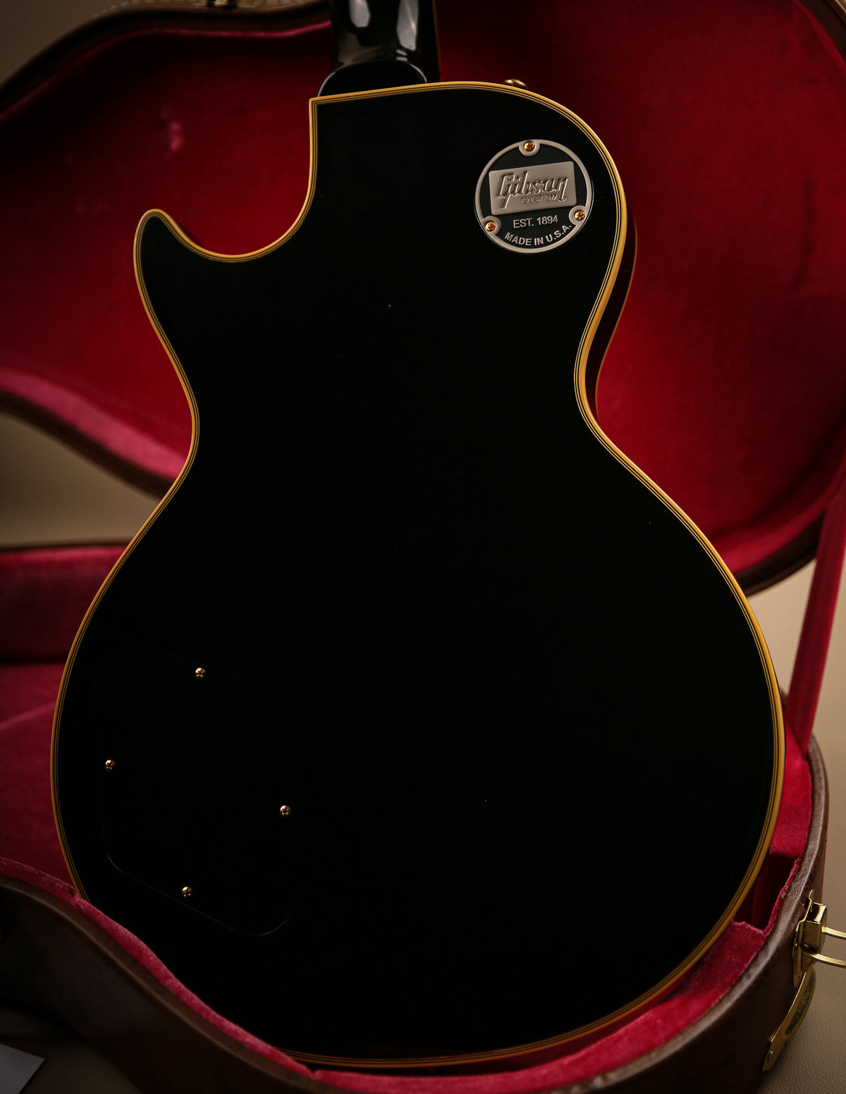 Gibson Custom Shop 54' Reissue Les Paul Custom VOS Staple Pickup Ebony - ProTone Music Limited