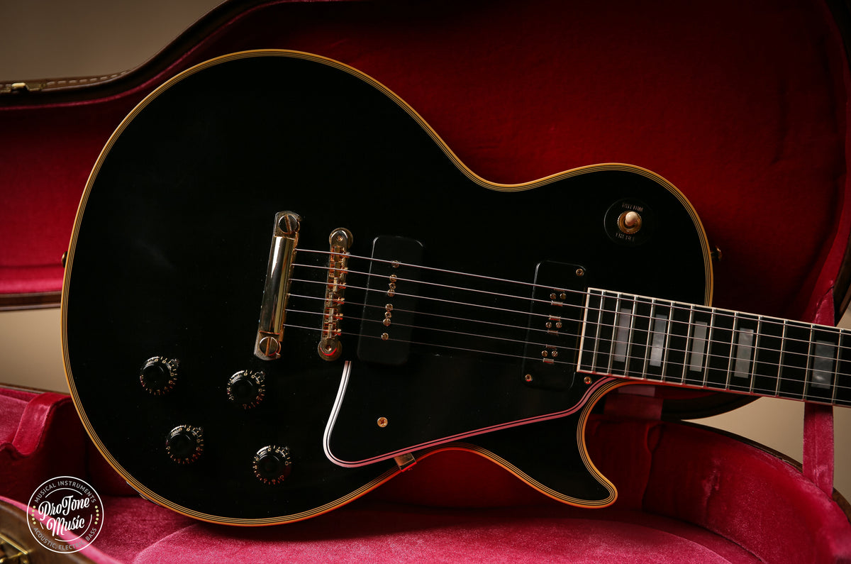 Gibson Custom Shop 54' Reissue Les Paul Custom VOS Staple Pickup Ebony - ProTone Music Limited