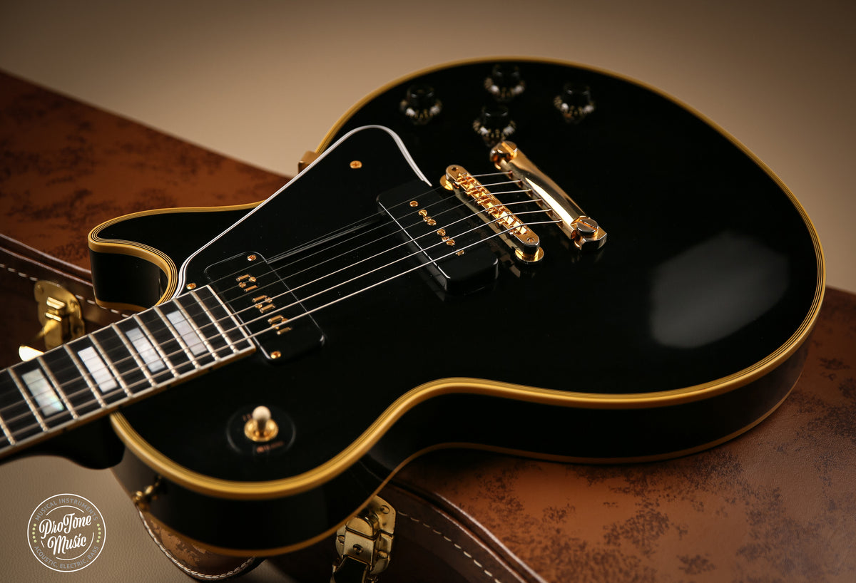 Gibson Custom Shop 54' Reissue Les Paul Custom VOS Staple Pickup Ebony - ProTone Music Limited