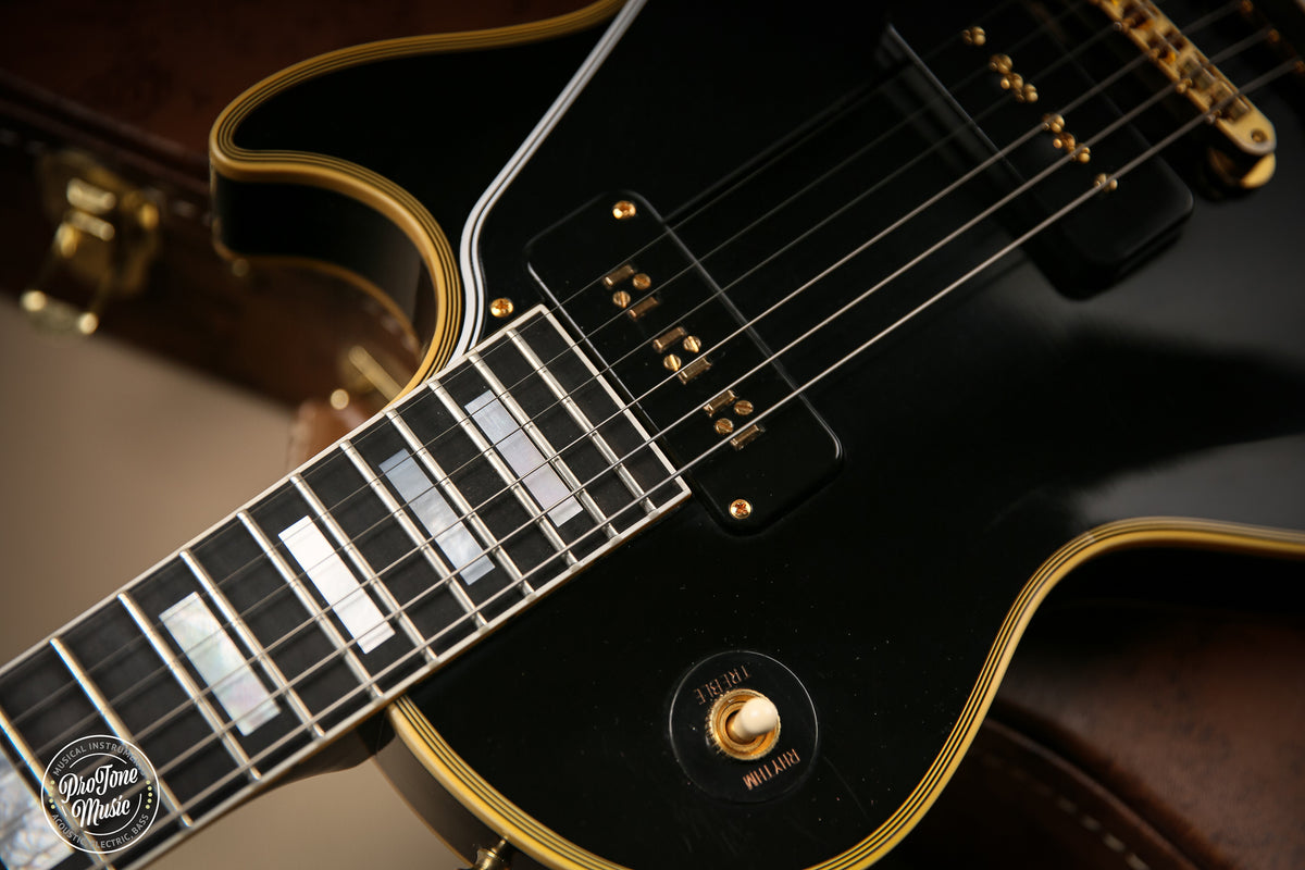 Gibson Custom Shop 54' Reissue Les Paul Custom VOS Staple Pickup Ebony - ProTone Music Limited