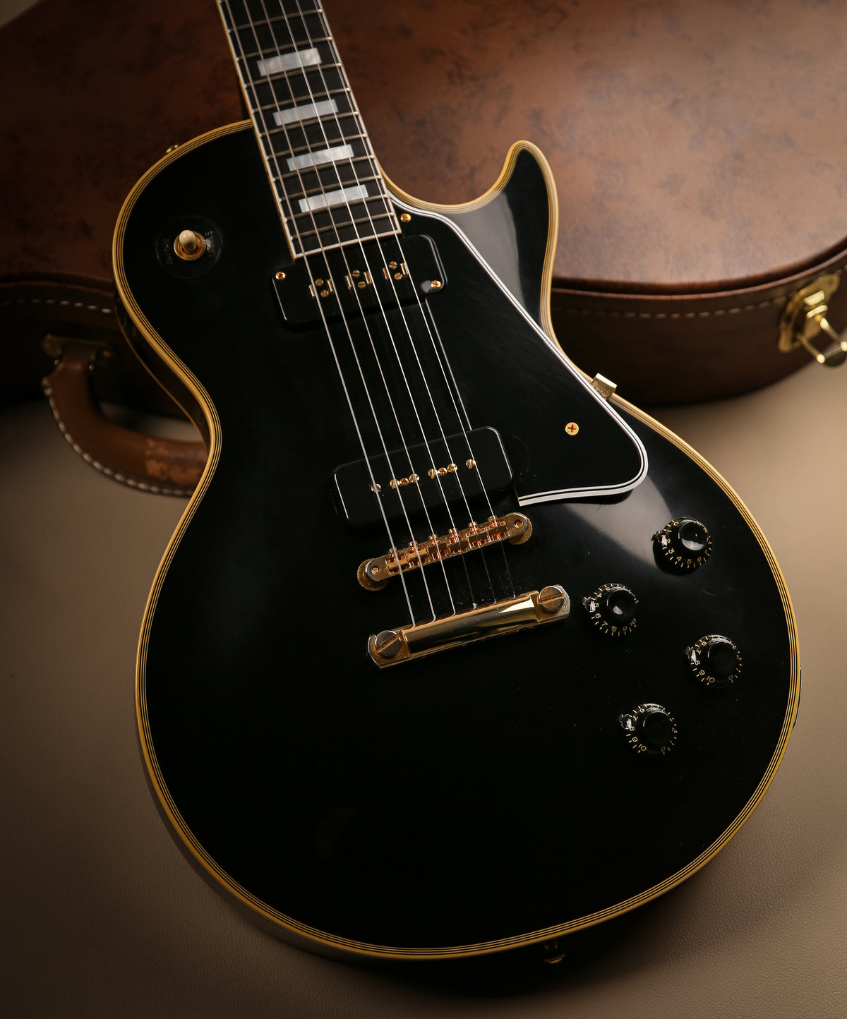 Gibson Custom Shop 54' Reissue Les Paul Custom VOS Staple Pickup Ebony - ProTone Music Limited