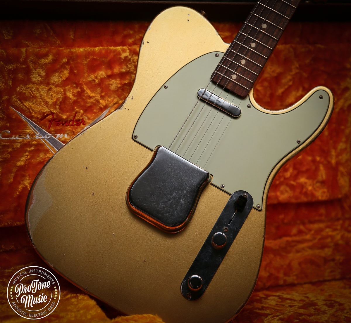 Fender Custom Shop 61' Reissue Telecaster Relic Aztec Gold