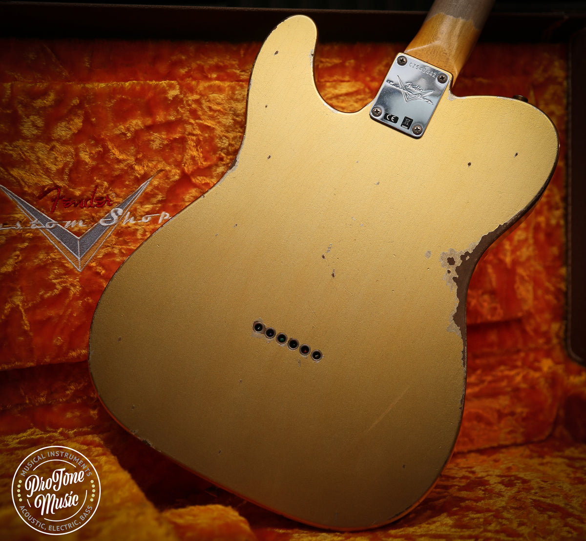 Fender Custom Shop 61' Reissue Telecaster Relic Aztec Gold