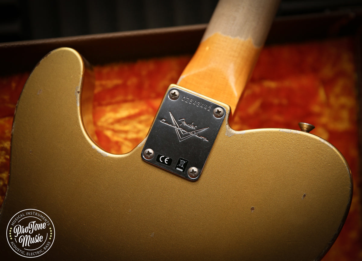 Fender Custom Shop 61' Reissue Telecaster Relic Aztec Gold