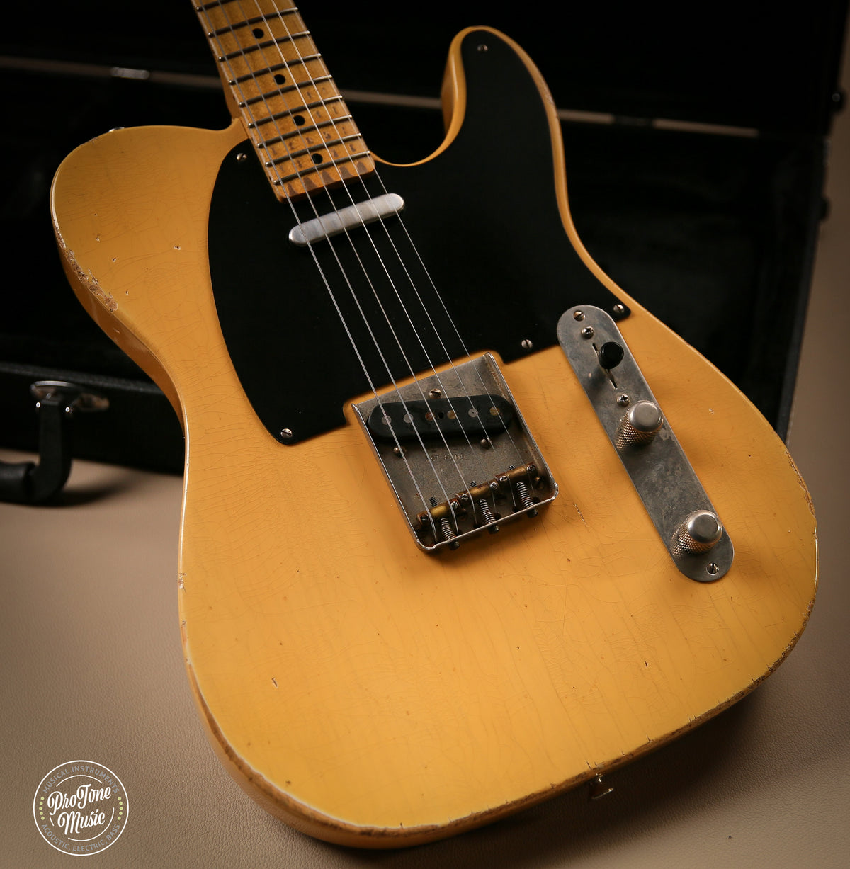 LsL Instruments T-Bone 52 "Cice" Relic 100th Guitar Made Butterscotch Blonde