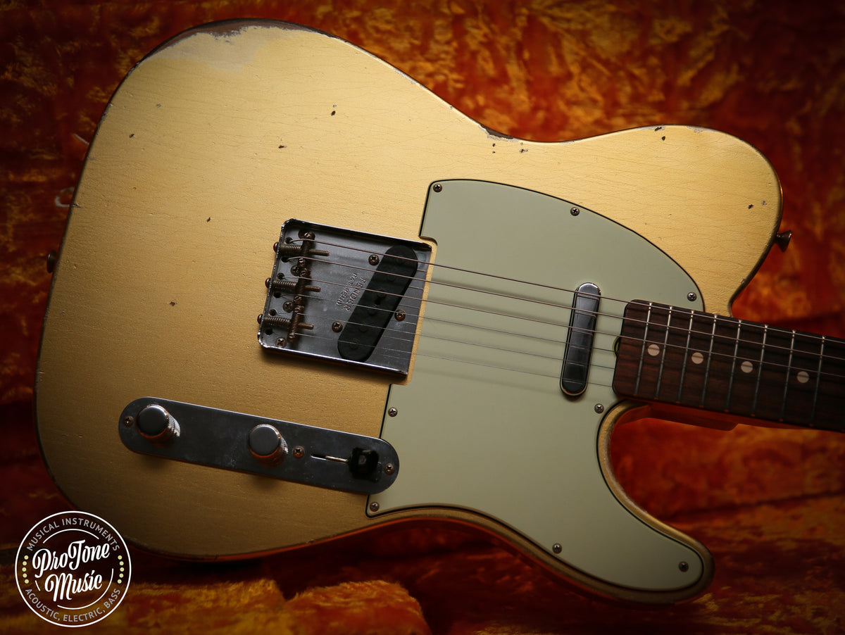 Fender Custom Shop 61' Reissue Telecaster Relic Aztec Gold