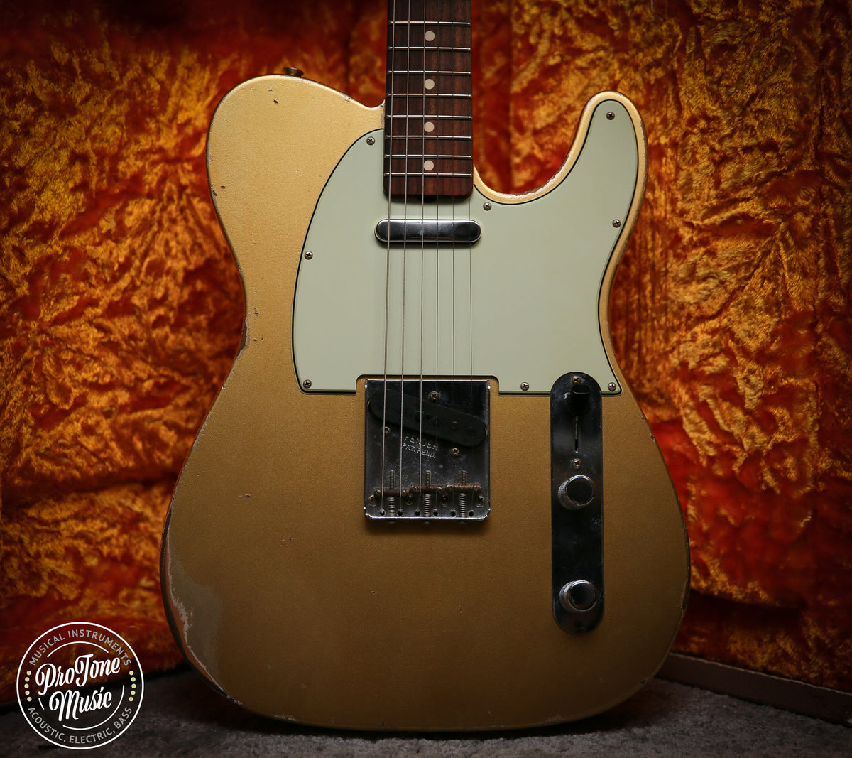 Fender Custom Shop 61' Reissue Telecaster Relic Aztec Gold