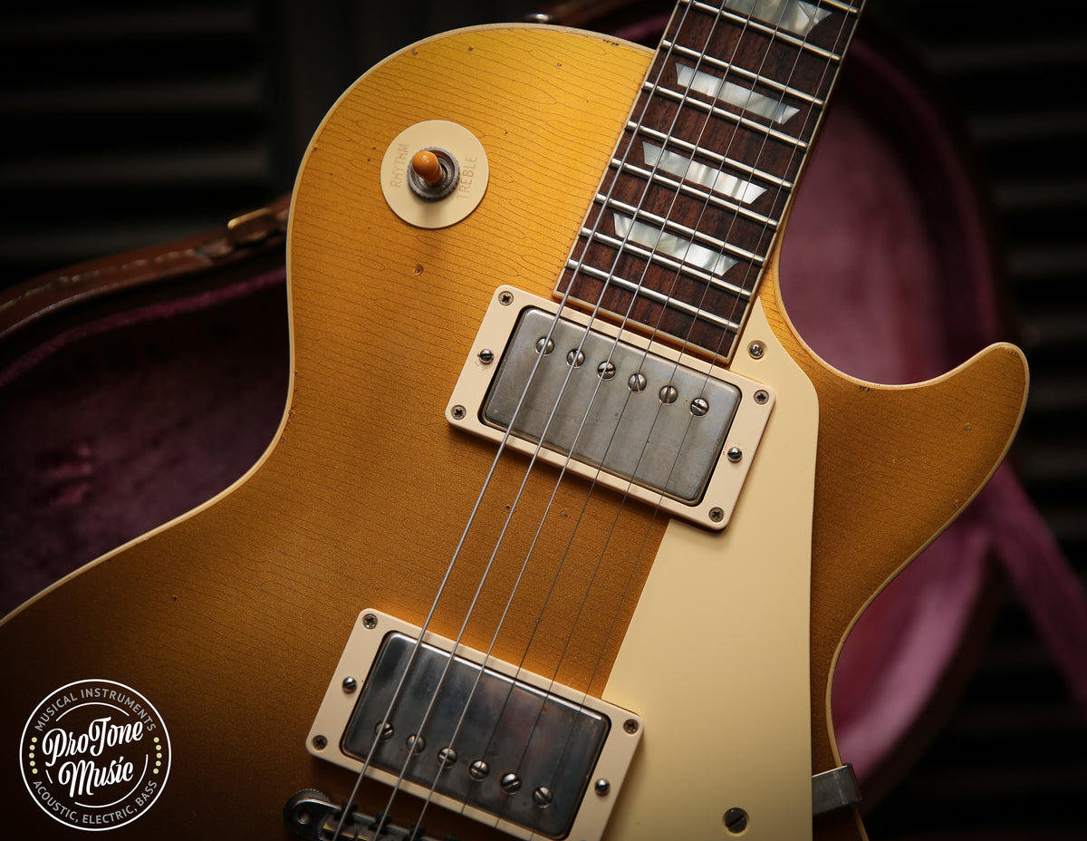 Gibson Les Paul 57' Custom Shop 60th Anniversary Heavy Aged Ltd Edition Goldtop