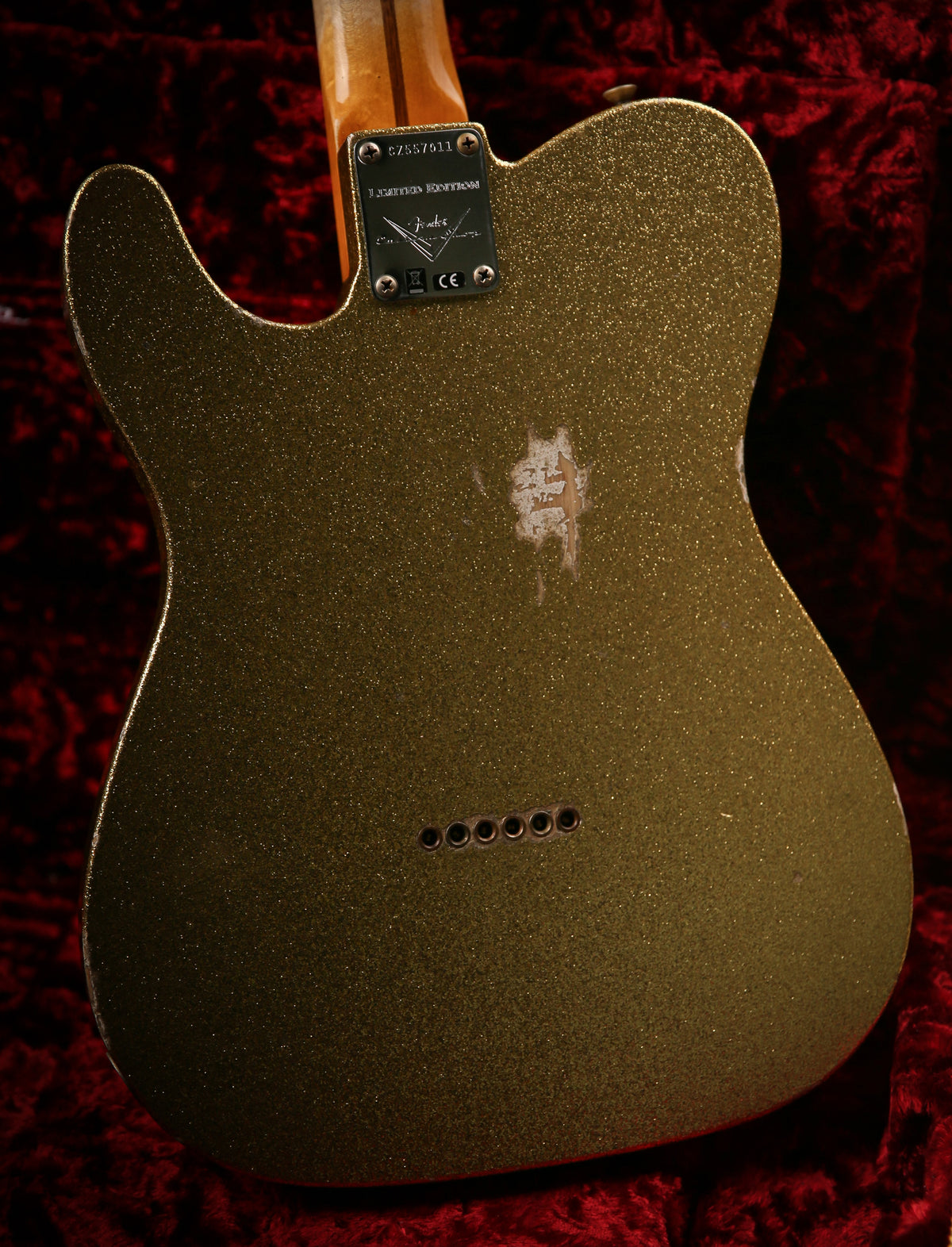 Fender Custom Shop Ltd 55' Telecaster Relic Gold Sparkle