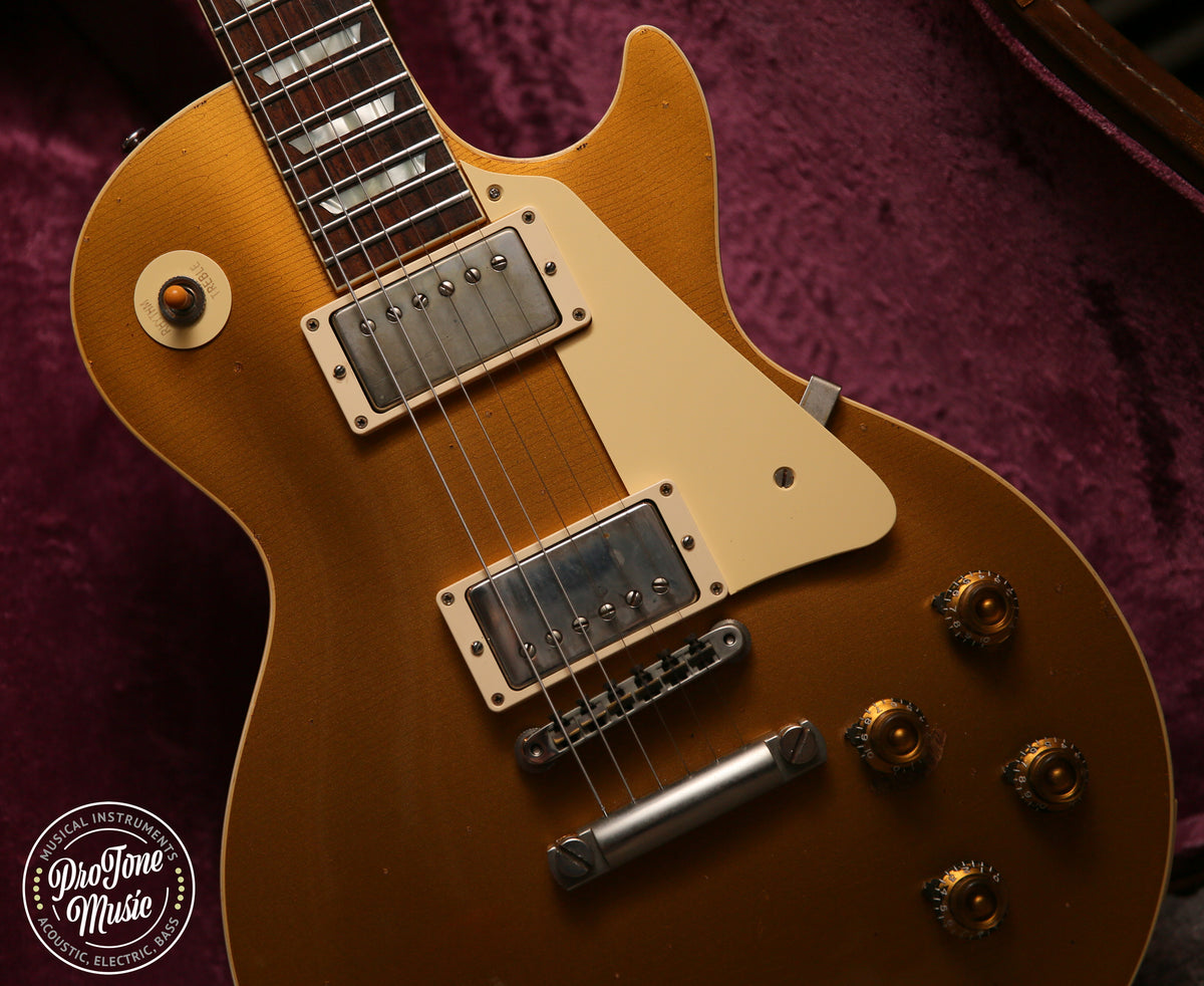 Gibson Les Paul 57' Custom Shop 60th Anniversary Heavy Aged Ltd Edition Goldtop