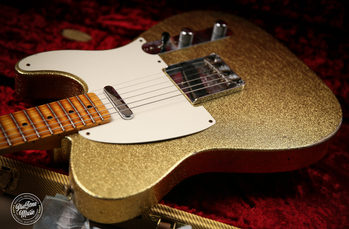 Fender Custom Shop Ltd 55' Telecaster Relic Gold Sparkle