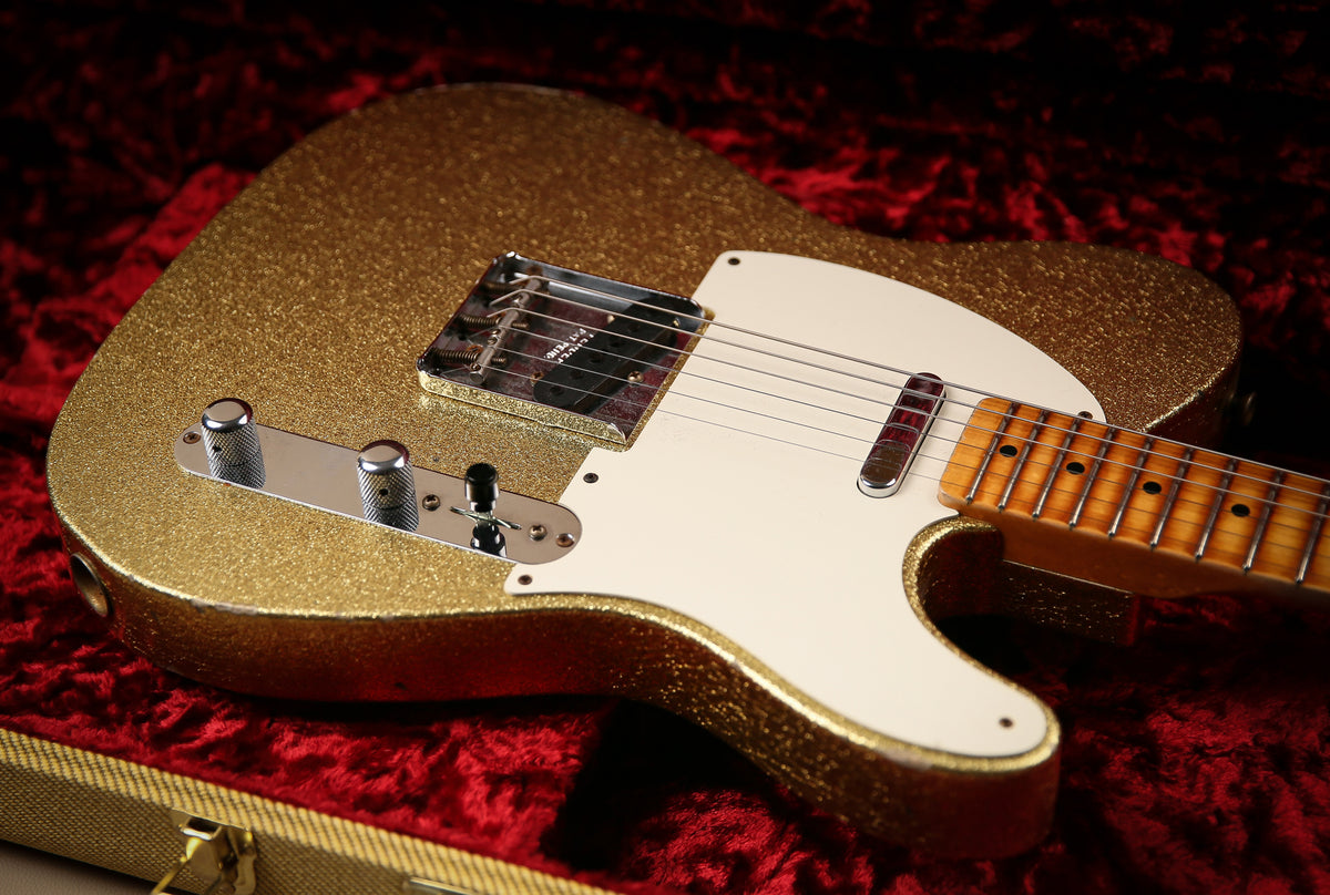 Fender Custom Shop Ltd 55' Telecaster Relic Gold Sparkle