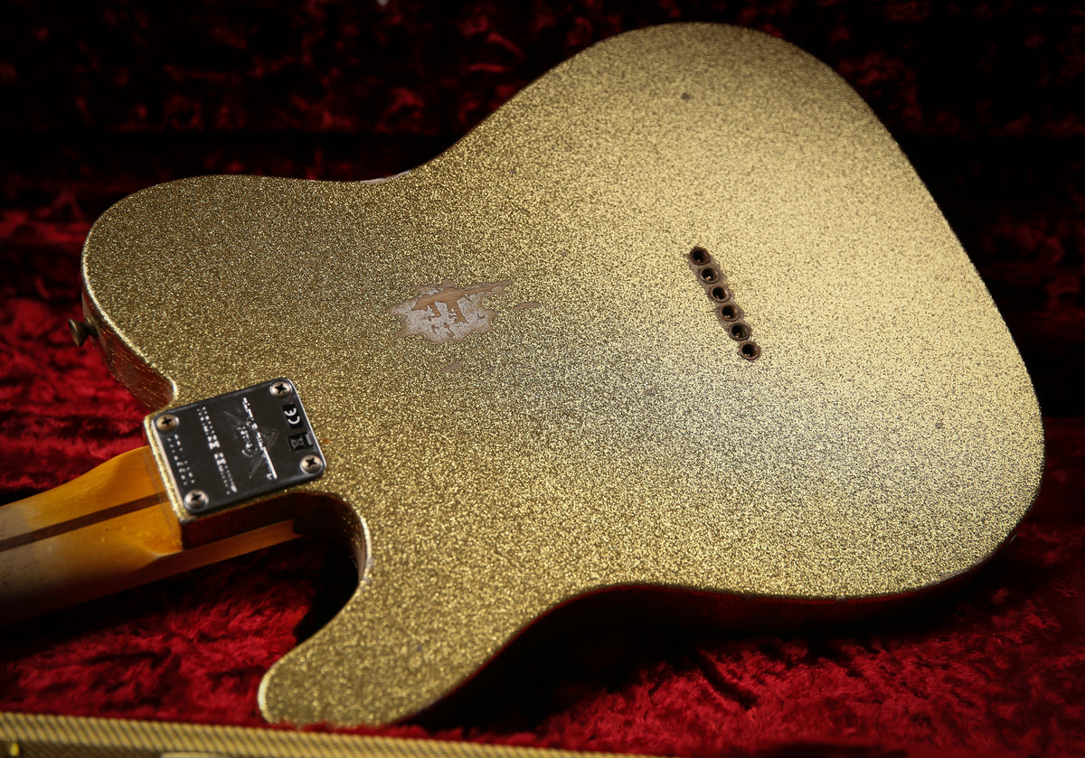 Fender Custom Shop Ltd 55' Telecaster Relic Gold Sparkle