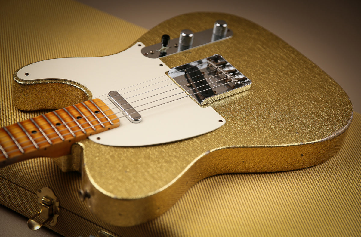 Fender Custom Shop Ltd 55' Telecaster Relic Gold Sparkle