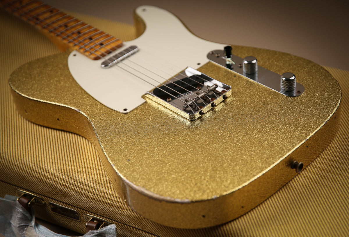 Fender Custom Shop Ltd 55' Telecaster Relic Gold Sparkle