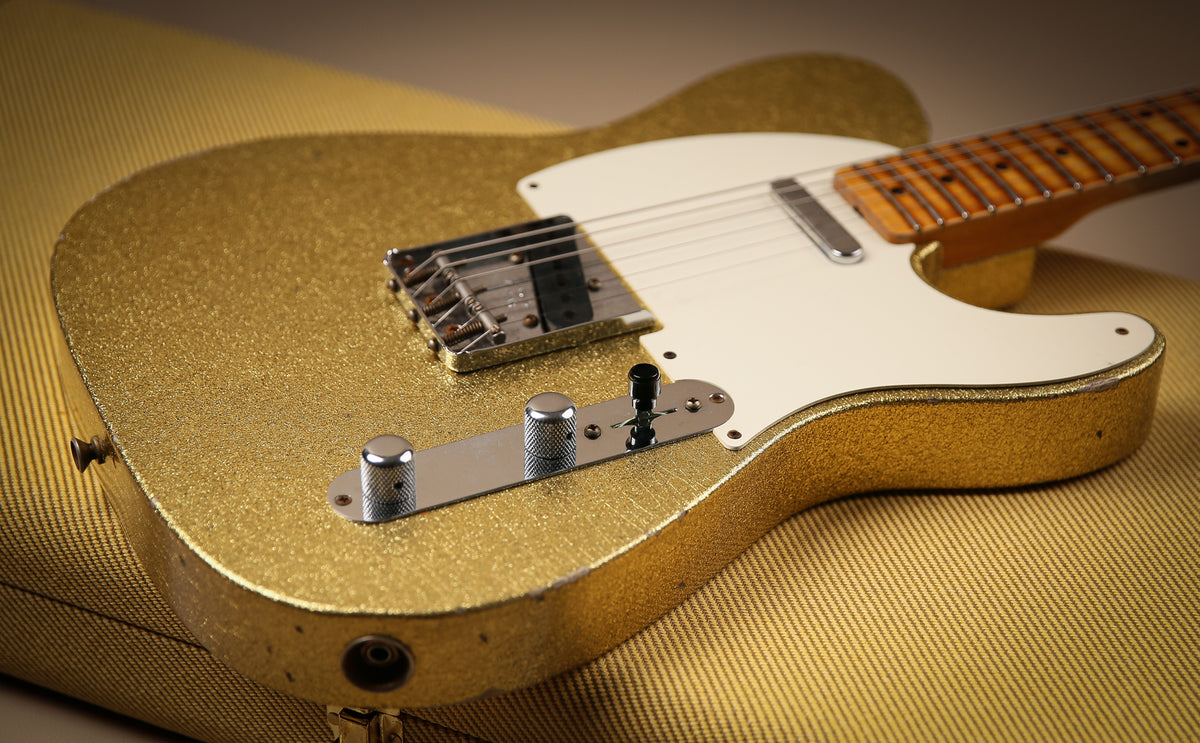 Fender Custom Shop Ltd 55' Telecaster Relic Gold Sparkle