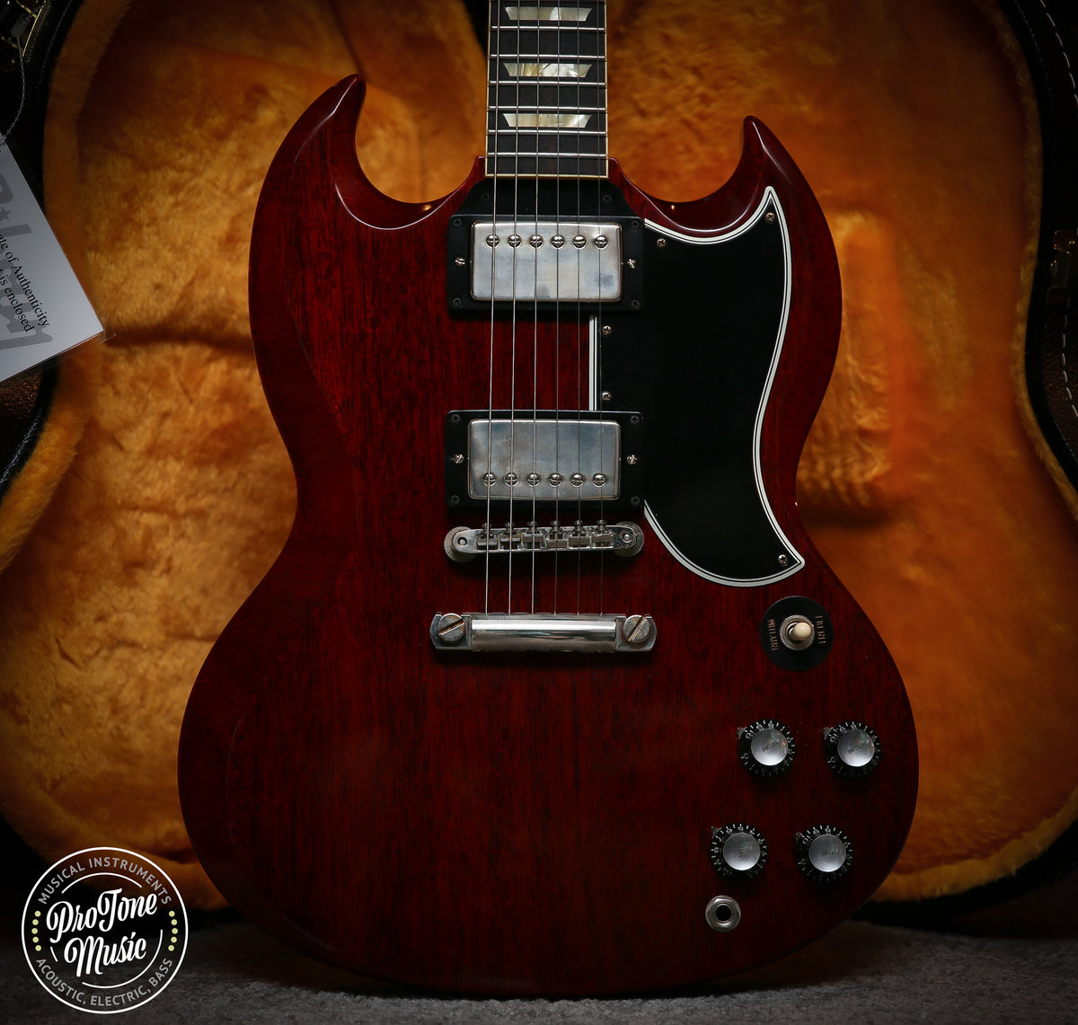 2024 Gibson USA Custom Shop 61' SG Standard VOS Cherry Red
