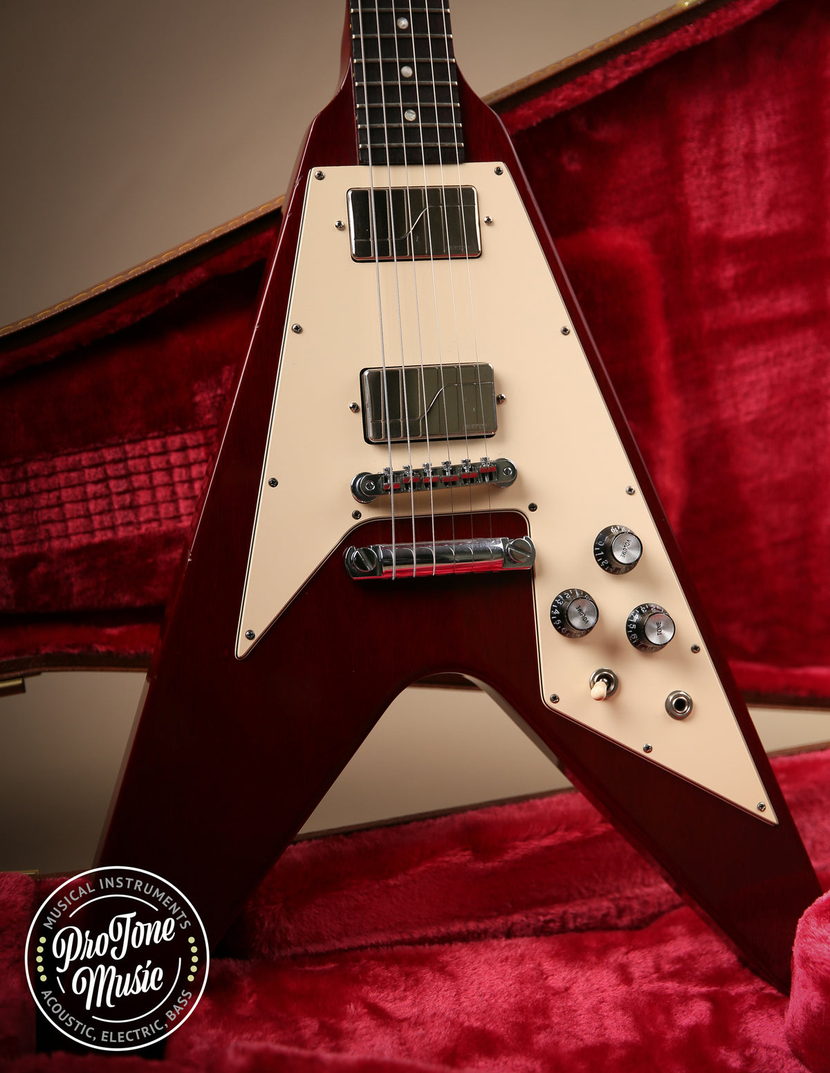 2001 Gibson USA Flying V Cherry Red Fishman Fluence Pickups
