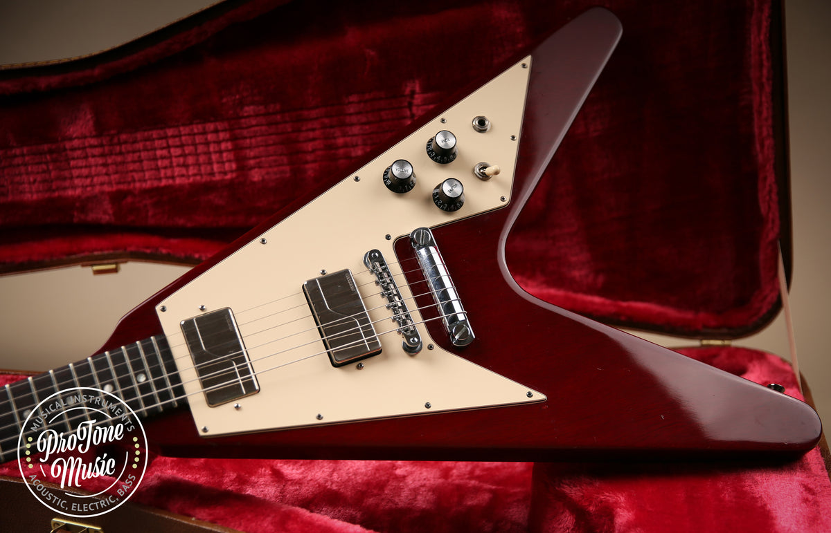 2001 Gibson USA Flying V Cherry Red Fishman Fluence Pickups