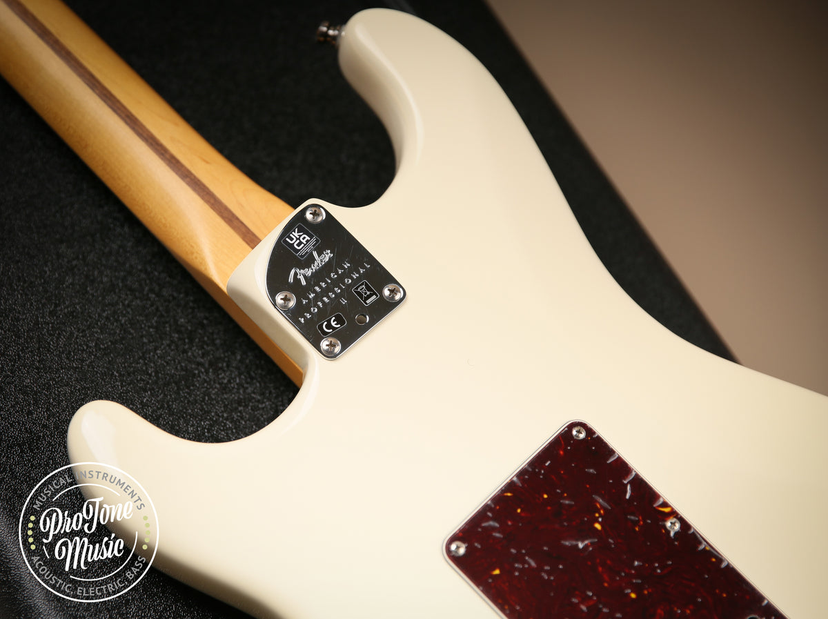 2023 Fender American Professional II Stratocaster HSS Olympic White
