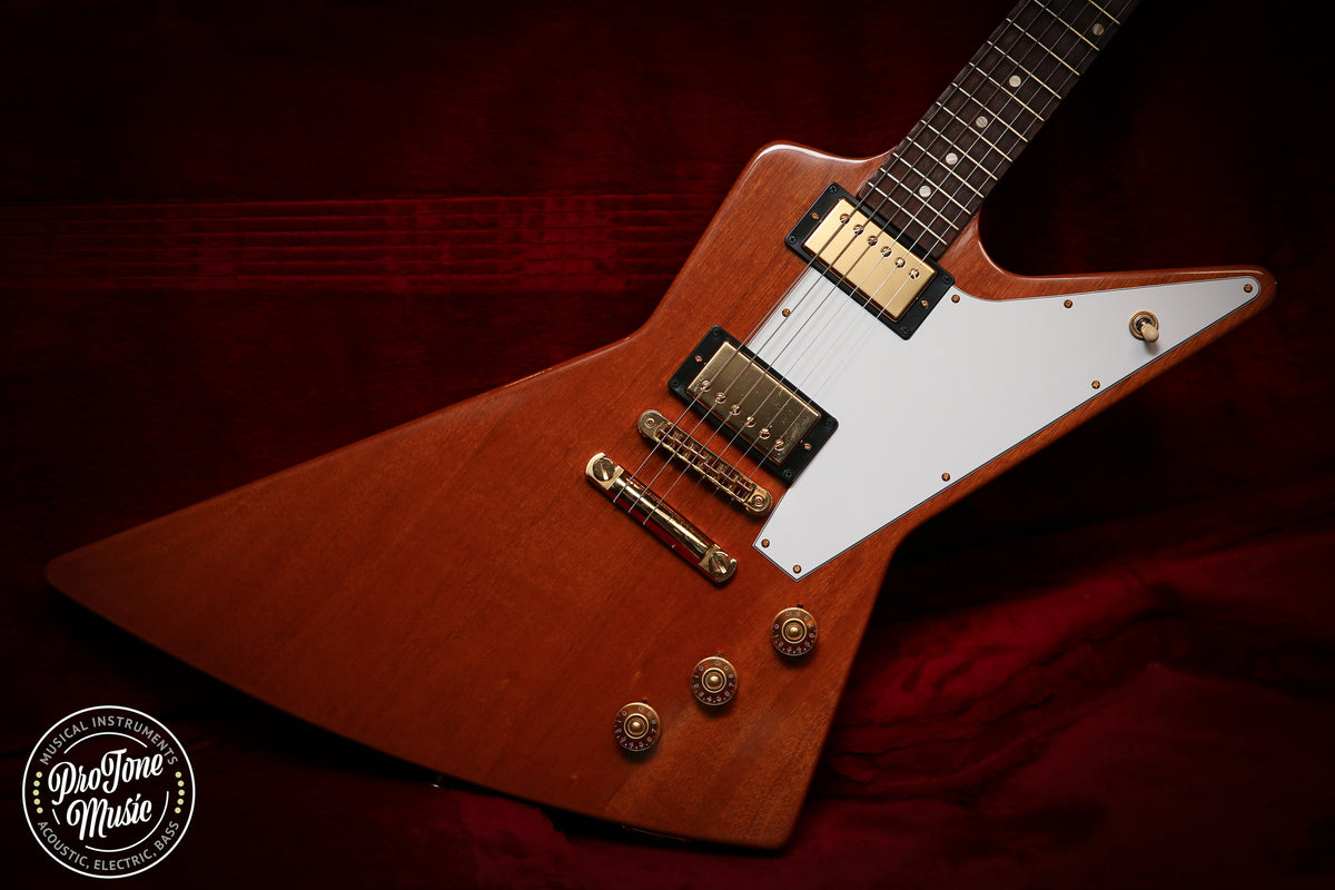 2016 Gibson USA Explorer 1976 Reissue Natural