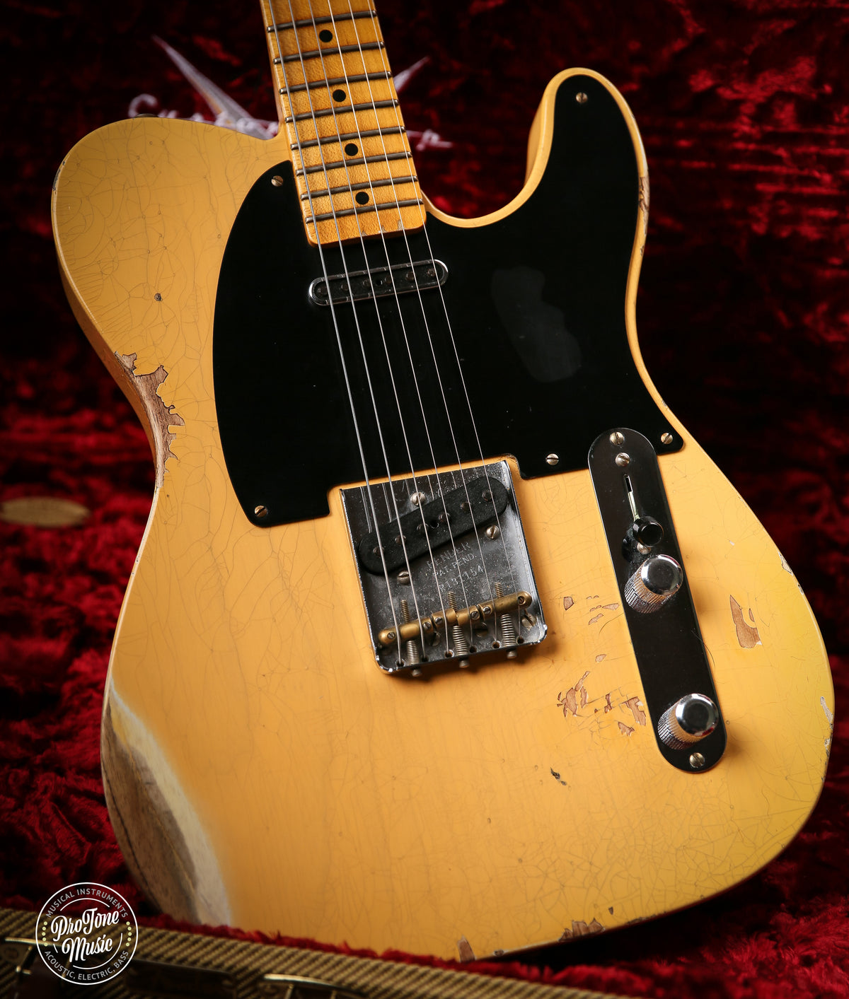 2023 Fender USA Custom Shop Ltd Tomatillo Telecaster Relic Blonde