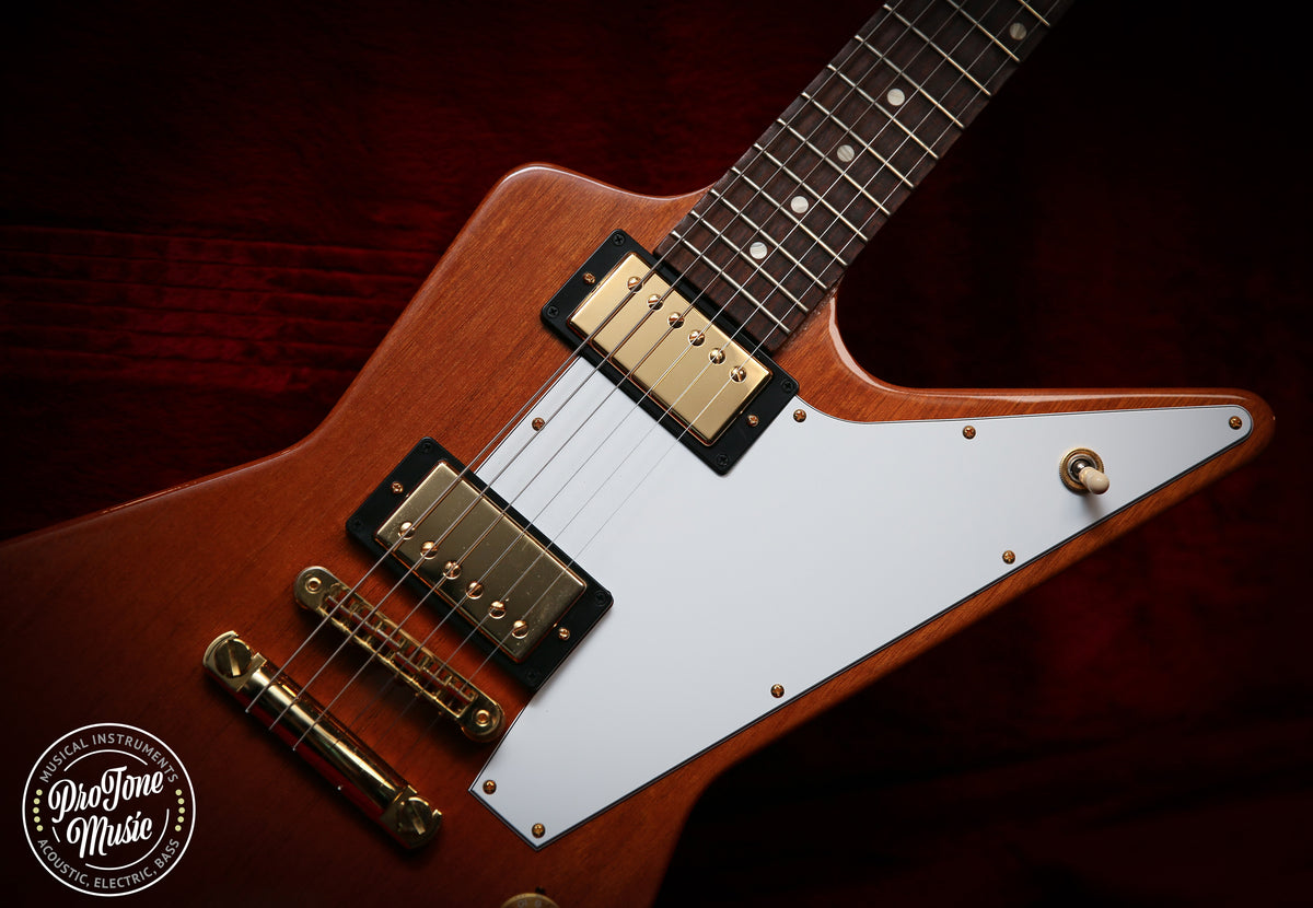 2016 Gibson USA Explorer 1976 Reissue Natural