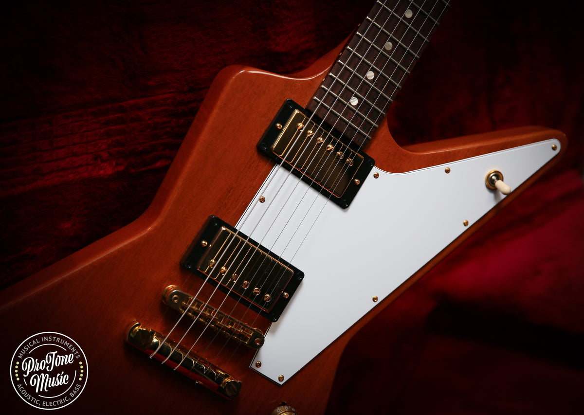2016 Gibson USA Explorer 1976 Reissue Natural