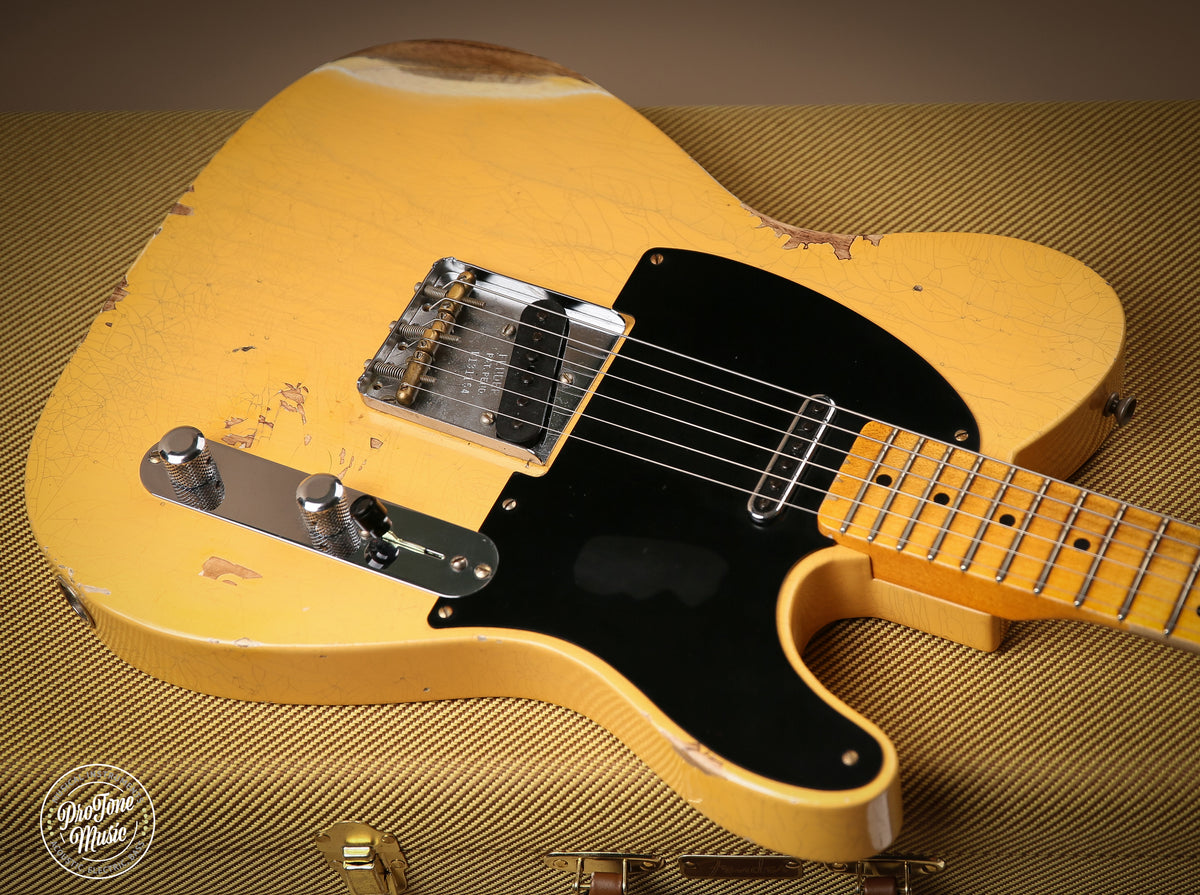 2023 Fender USA Custom Shop Ltd Tomatillo Telecaster Relic Blonde