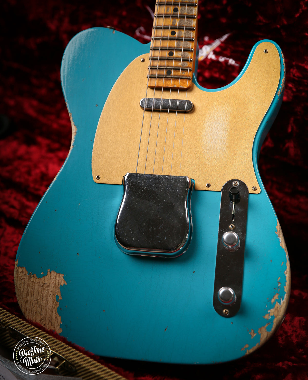 2023 Fender USA Custom Shop 52' Telecaster Heavy Relic TAOT Turquoise