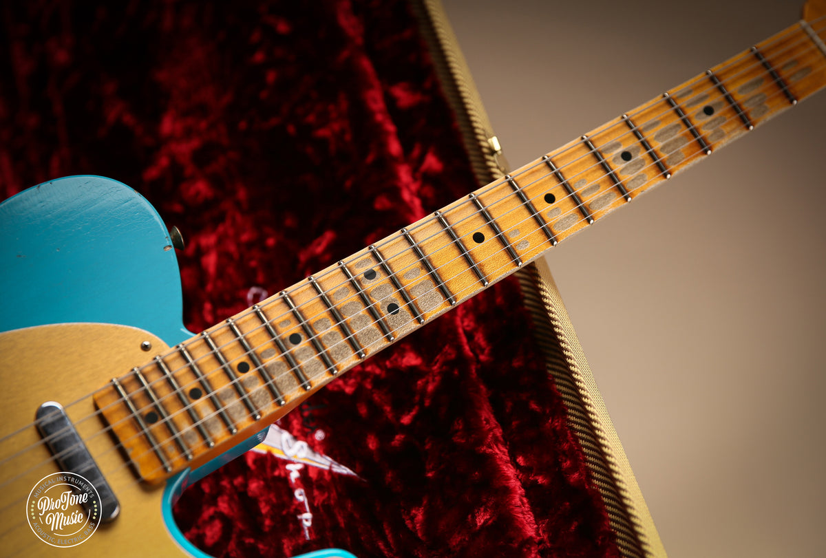 2023 Fender USA Custom Shop 52' Telecaster Heavy Relic TAOT Turquoise